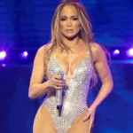 Jennifer Lopez Commands Las Vegas Stage in Custom Charbel Zoé Bodysuit Featuring Intricate Beadwork and Strategic Cutouts