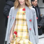 Kate Mara Promotes Imperfect Women at The View Studios in Designer Ensemble