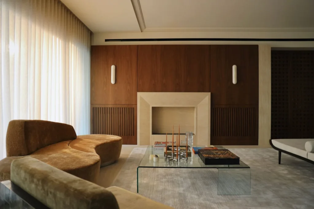 This Beirut Apartment Features a Chic Modern Take on the Mashrabiya Screen