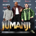 CinemaCon 2026: Kevin Hart, Dwayne Johnson and Jack Black at the JUMANJI: OPEN WORLD Photo Call.