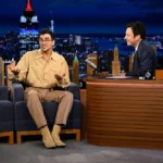 Dan Levy Promotes Big Mistakes in Celine Fall 2026 Collection on The Tonight Show Starring Jimmy Fallon