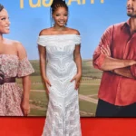 Halle Bailey and Regé-Jean Page at the You, Me & Tuscany Atlanta Special Screening