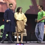 HOUSE OF THE DRAGON Stars Matt Smith, Olivia Cooke and Fabien Frankel at CCXP Mexico