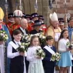 King Charles Receives Traditional Posy at Historic Maundy Service in St. Asaph, Acknowledging Community Service