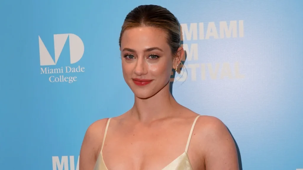 Lili Reinhart Commands Attention at the 43rd Miami Film Festival in a Sophisticated Ivory Blumarine Ensemble