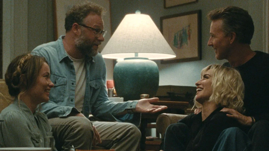 Olivia Wilde and Seth Rogen Get an Uncomfortable Offer in The Invite Trailer: Watch