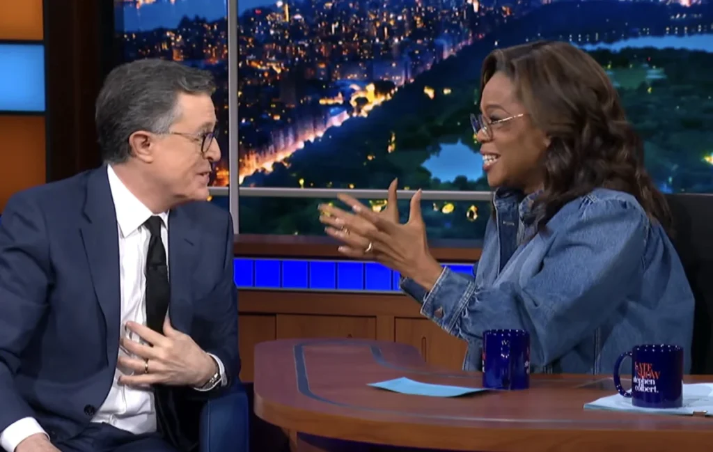 Oprah Winfrey Interviews Stephen Colbert About The Late Show’s Upcoming End