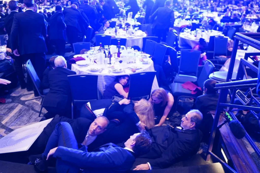 President Trump Evacuated From White House Correspondents’ Dinner After Gunfire Erupts