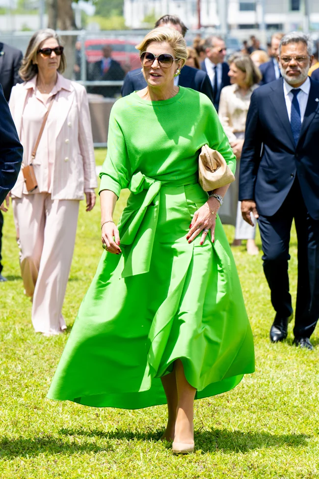 Queen Máxima of the Netherlands Visits Miami in Natan