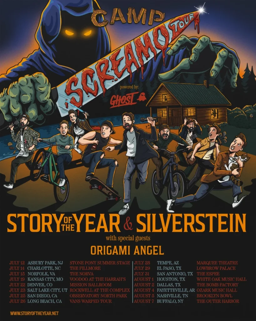 Story of the Year and Silverstein Announce 2026 US Camp Screamo Tour