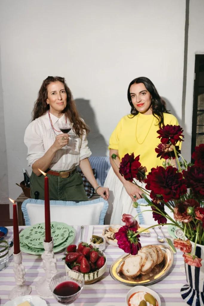 Table Mates Clare Vivier and Heather Taylor Blend LA Cool and French Sophistication