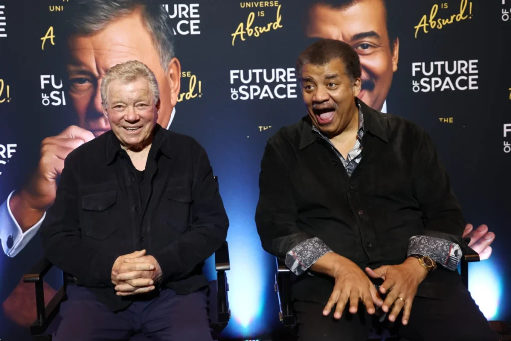 A Cosmic Confluence: William Shatner and Neil deGrasse Tyson Unpack the Universe’s Absurdity in Beverly Hills