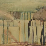 A Rare Abstract Landscape by Egypt’s Last Queen, Farida, Emerges for Auction in London