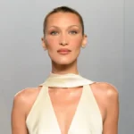 Bella Hadid Showcases Architectural Fashion Trends in Latest Revolve Campaign at Historic Silvertop Residence