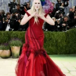 Gwendoline Christie Dazzles at Met Gala 2026 with a Dual Identity Statement in Giles Deacon.