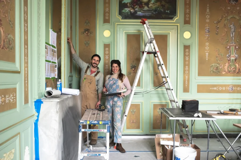 Castle Impossible Stars Daphne Reckert and Ian Figueira Announce Pregnancy Amidst Chateau Renovation