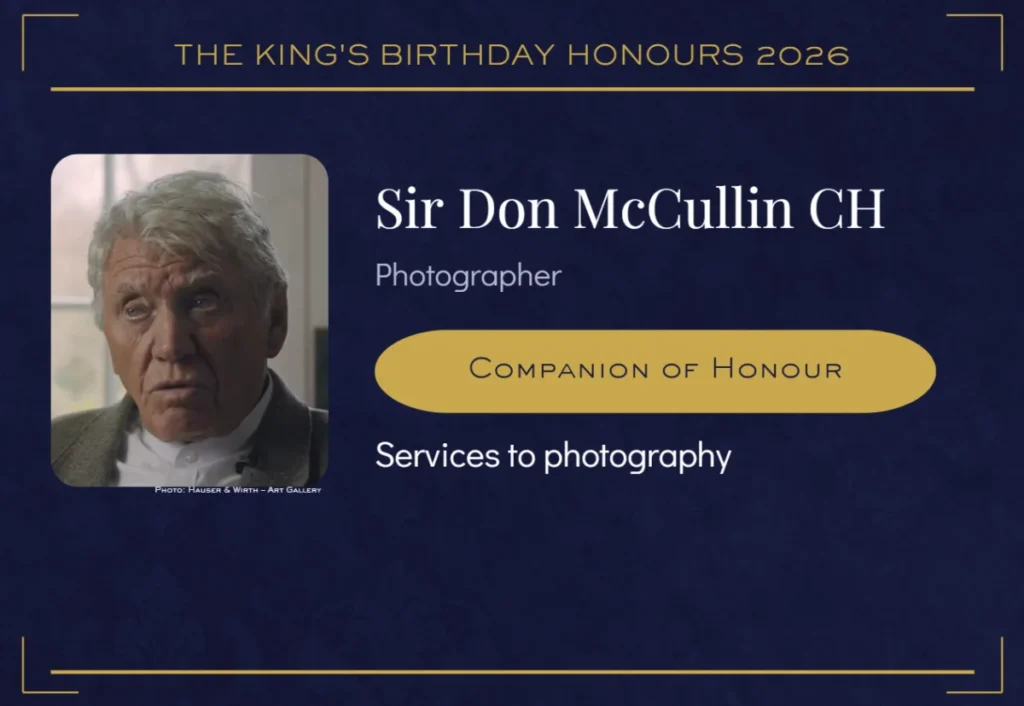 Dame Helen Mirren and Sir Don McCullin Appointed to Esteemed Order of the Companions of Honour