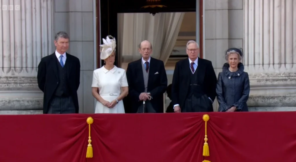 The Duke of Kent Joins Royal Family on Buckingham Palace Balcony to Welcome King Charles III Home After Trooping the Colour