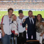 Beckham Family Unites in Miami for England’s World Cup Quarter-Final Triumph Amidst Persistent Familial Tensions.