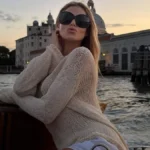 Brooks Nader Captivates Fashion Industry with Sophisticated Italian Summer Aesthetic During Venice Appearance