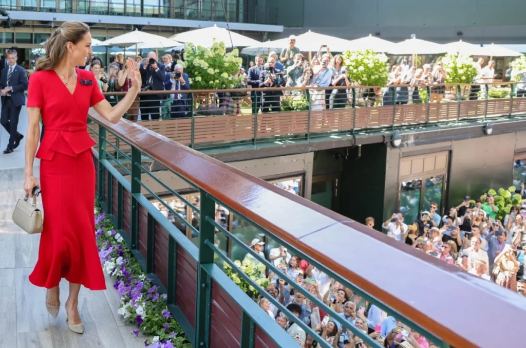 The Princess of Wales Presents the Venus Rosewater Dish at Wimbledon 2026