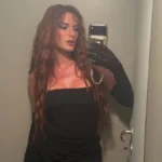 Bella Thorne flaunts her toned legs in dazzling Gucci micro minidress during MFW