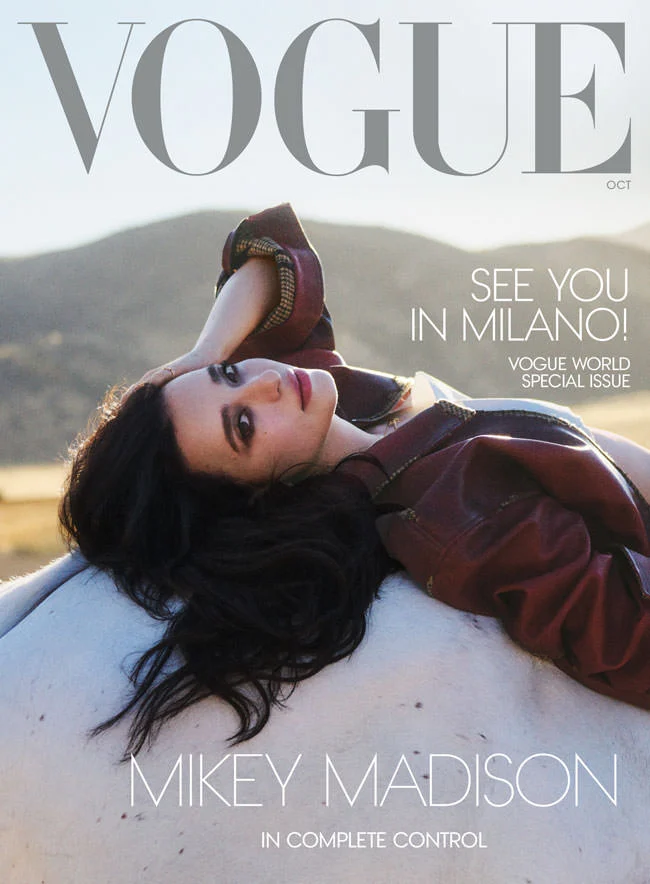 Mickey Madison Steps Into the Spotlight as the Cover Star of Vogue’s October 2026 Issue Ahead of Vogue World Milan