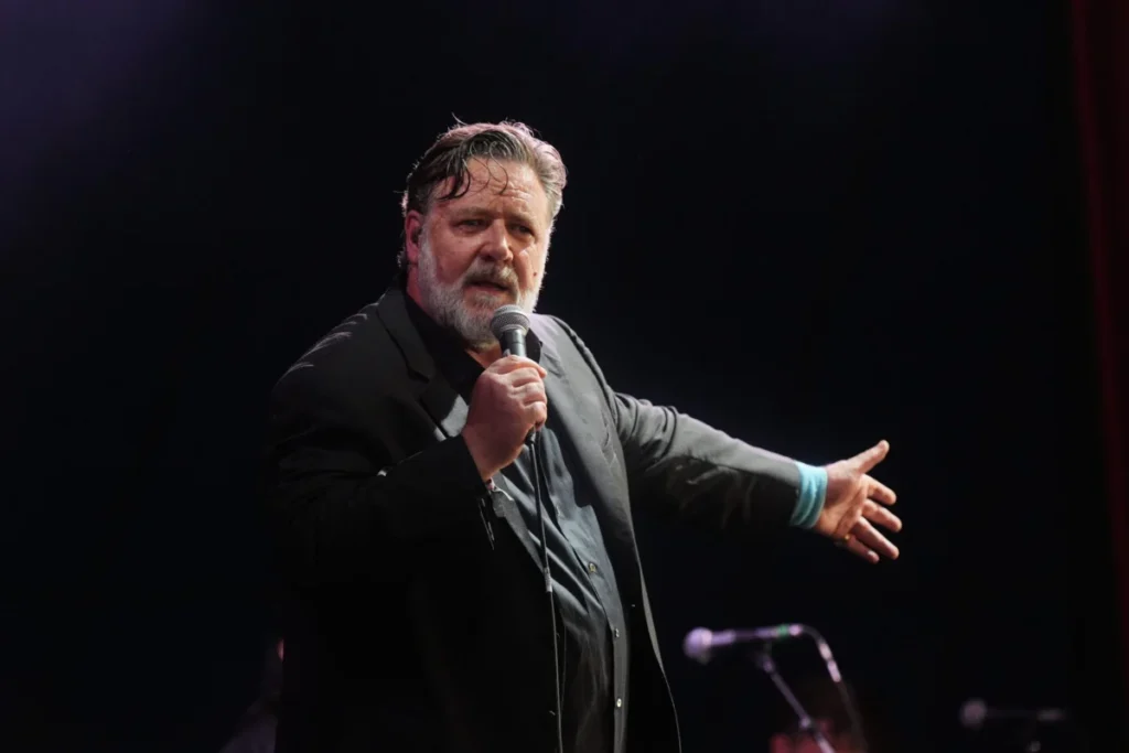 Russell Crowe reflects on his unconventional career path and evolving priorities at the Venice Film Festival