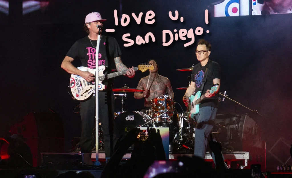 Blink 182 Tom DeLonge Tears Up At San Diego Padres Game When Fans Sing All The Small Things